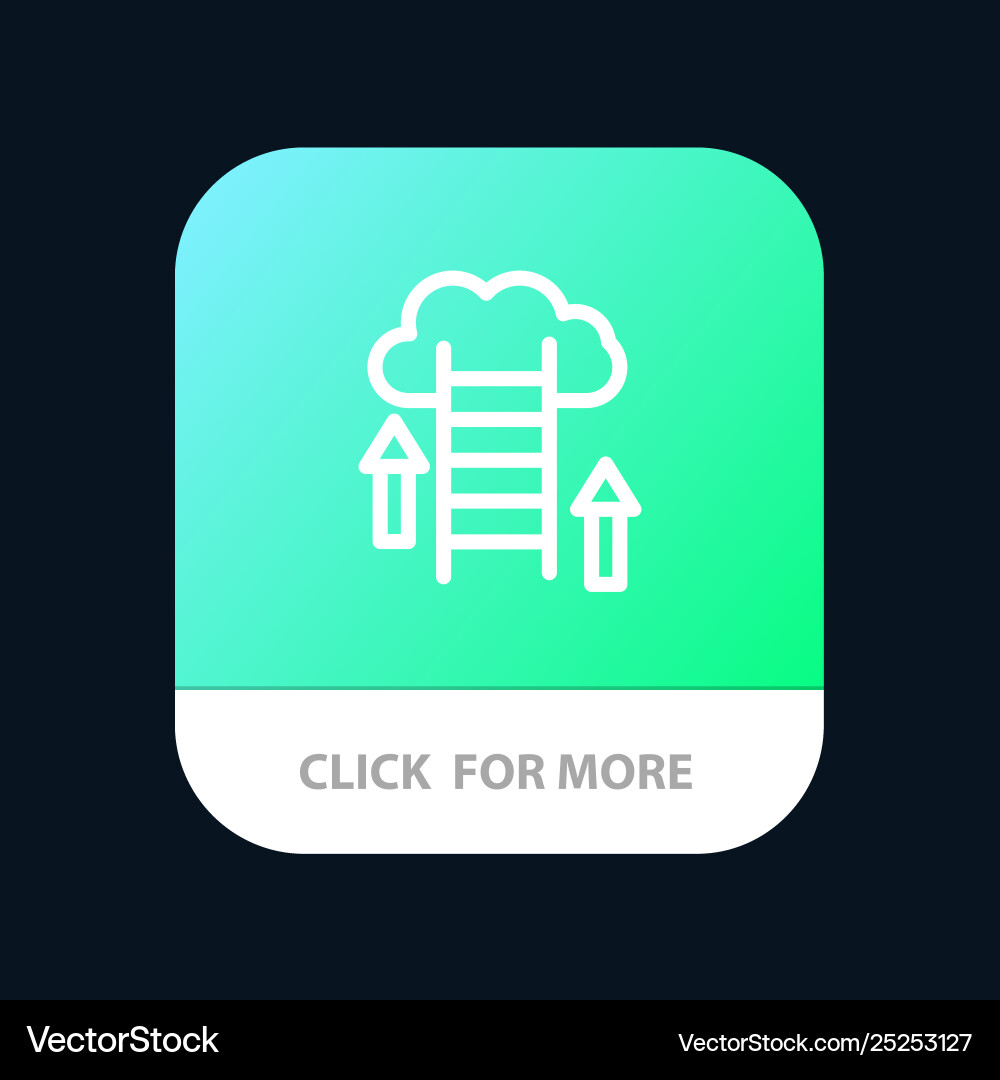 Cloud download upload data server mobile app Cloud download upload data server mobile app Vector Image