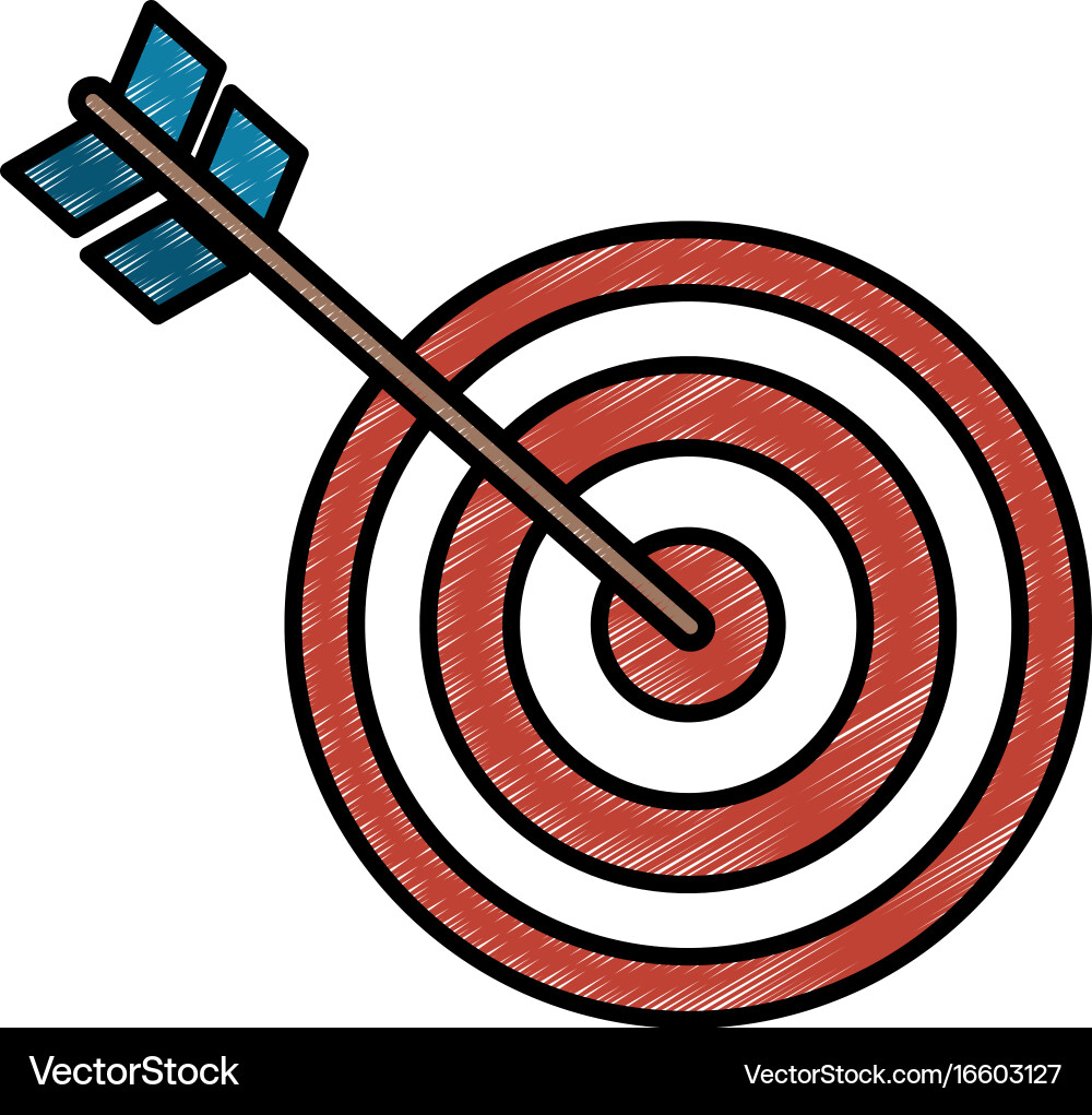 Dartboard Target Symbol vector image