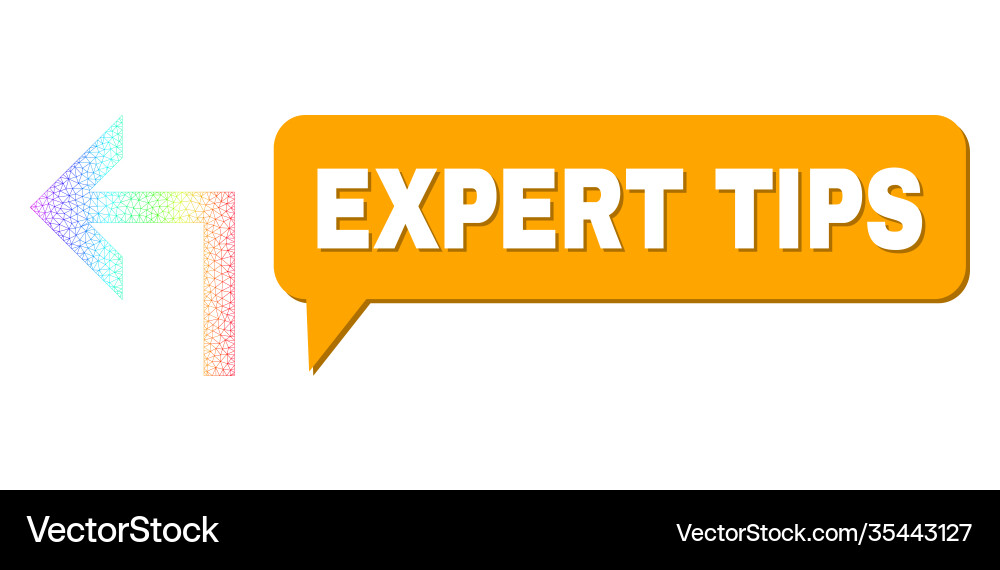 Rainbow net gradient turn left icon and expert Rainbow net gradient turn left icon and expert vector image