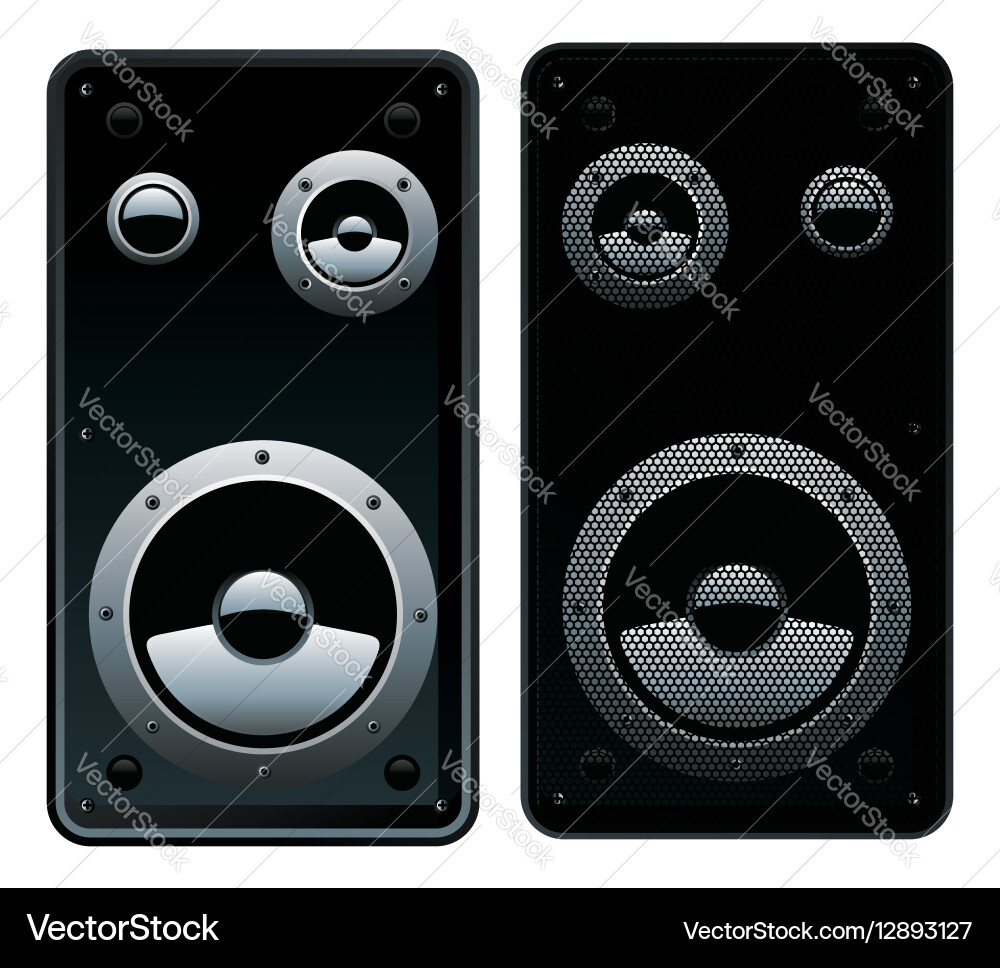 Speaker system Royalty Free Vector Image - VectorStock