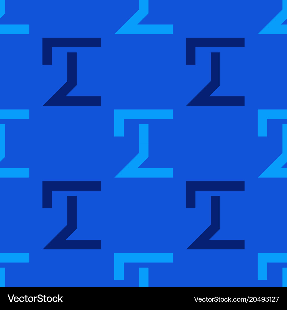 Strong build seamless pattern vector image