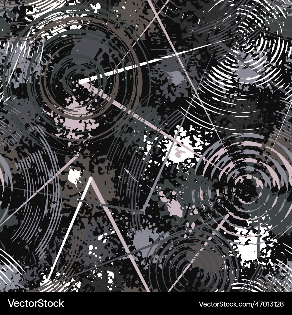 Abstract gray camo pattern with splattered paint Abstract gray camo pattern with splattered paint vector image