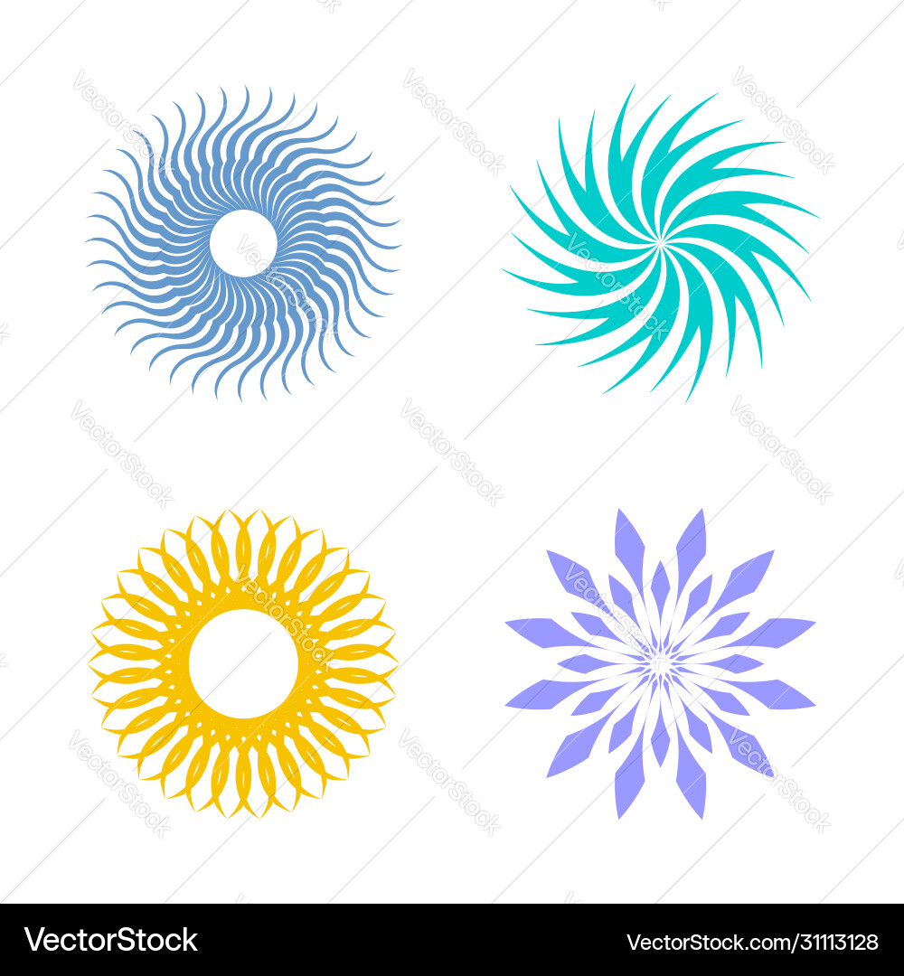 Design elements set Vector Image