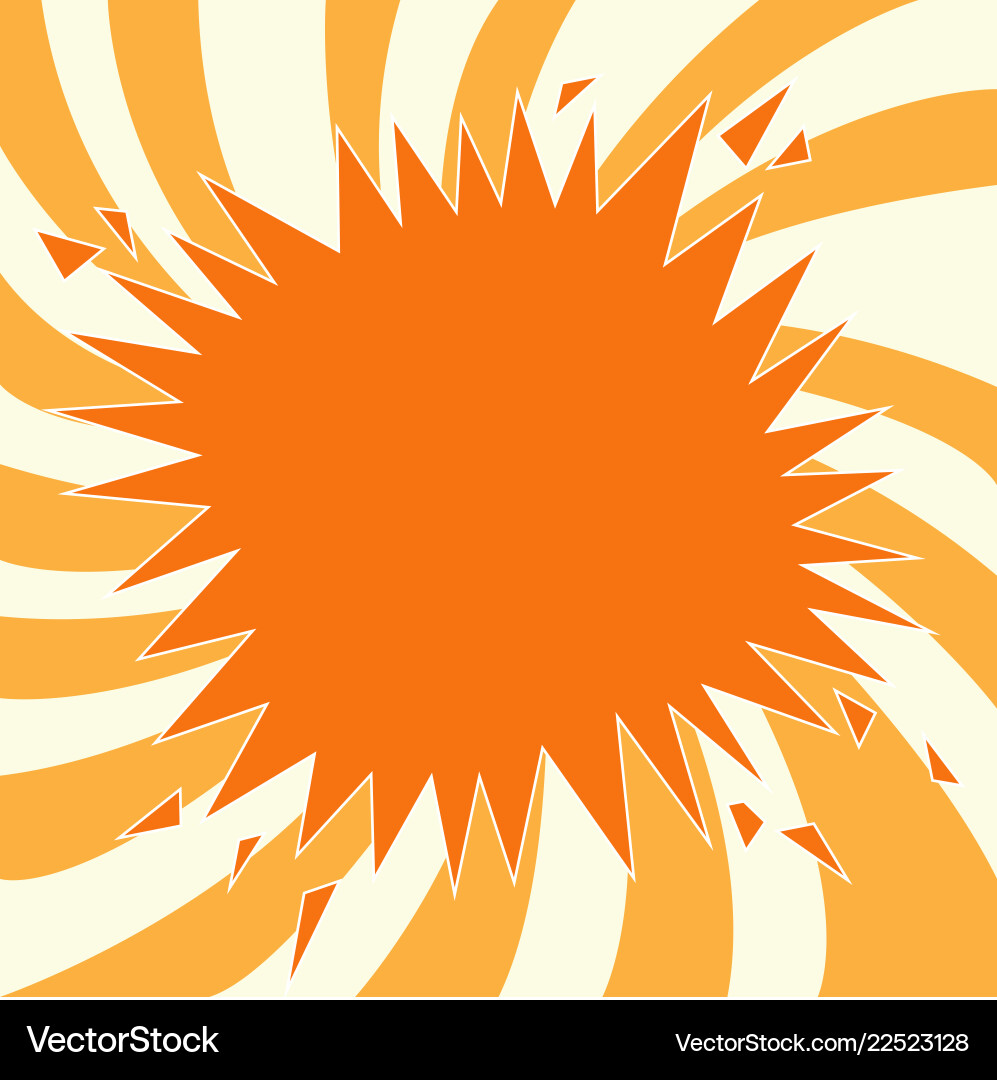 Exploding Speech Bubble Concept vector image