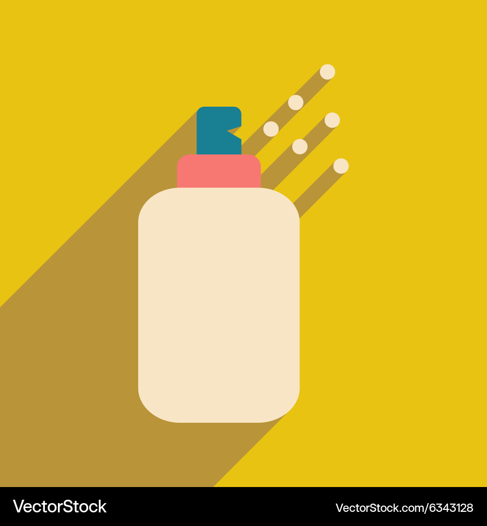 Flat with shadow icon and mobile application Vector Image