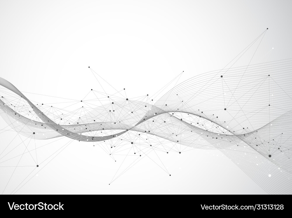 Geometric abstract background with connected line Geometric abstract background with connected line vector image