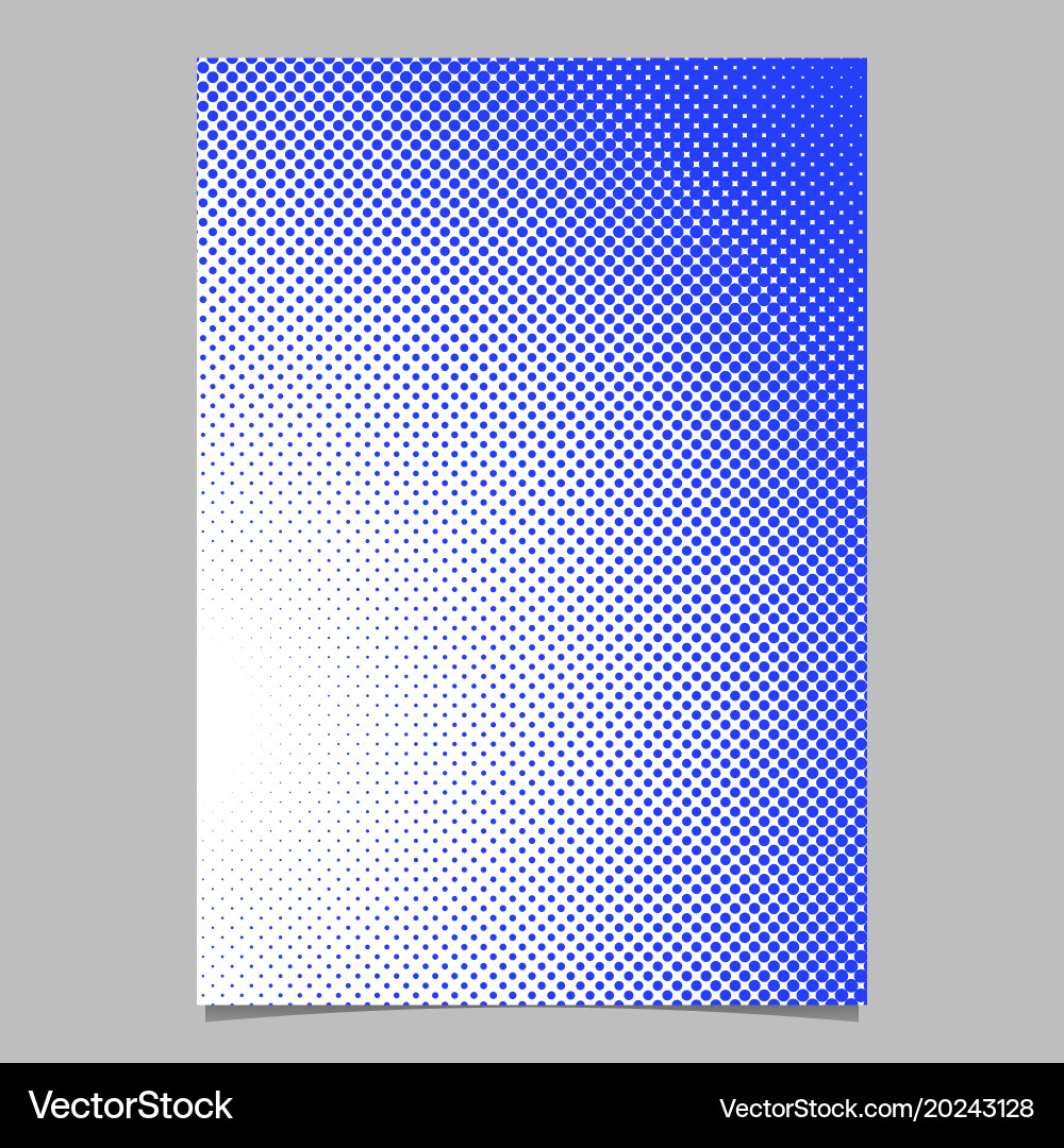 Geometric halftone circle pattern background vector image