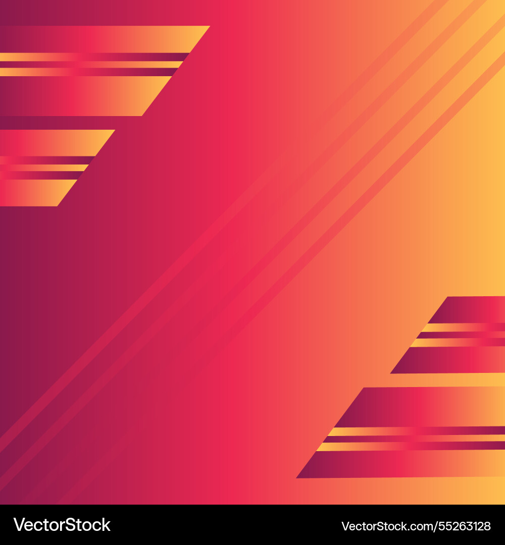 Gradient background with square shape red Gradient background with square shape red vector image