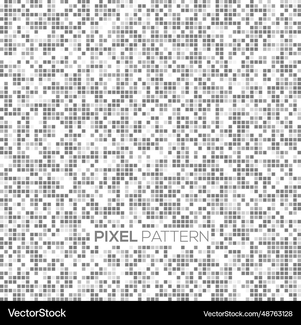 Seamless pattern with gray rectangles pixel Seamless pattern with gray rectangles pixel Vector Image