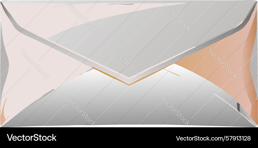 Stack of mail envelopes inbox or correspondence Vector Image