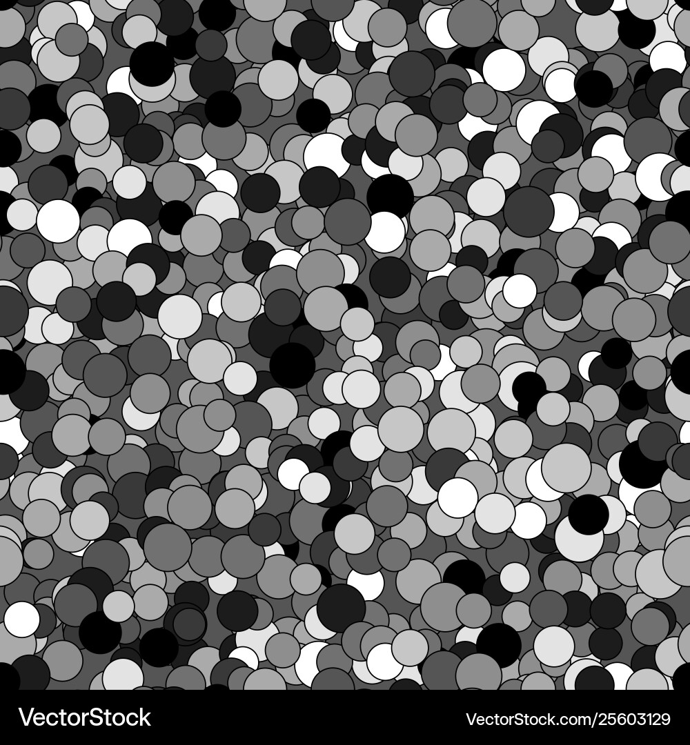 Abstract seamless pattern randomly arranged vector image