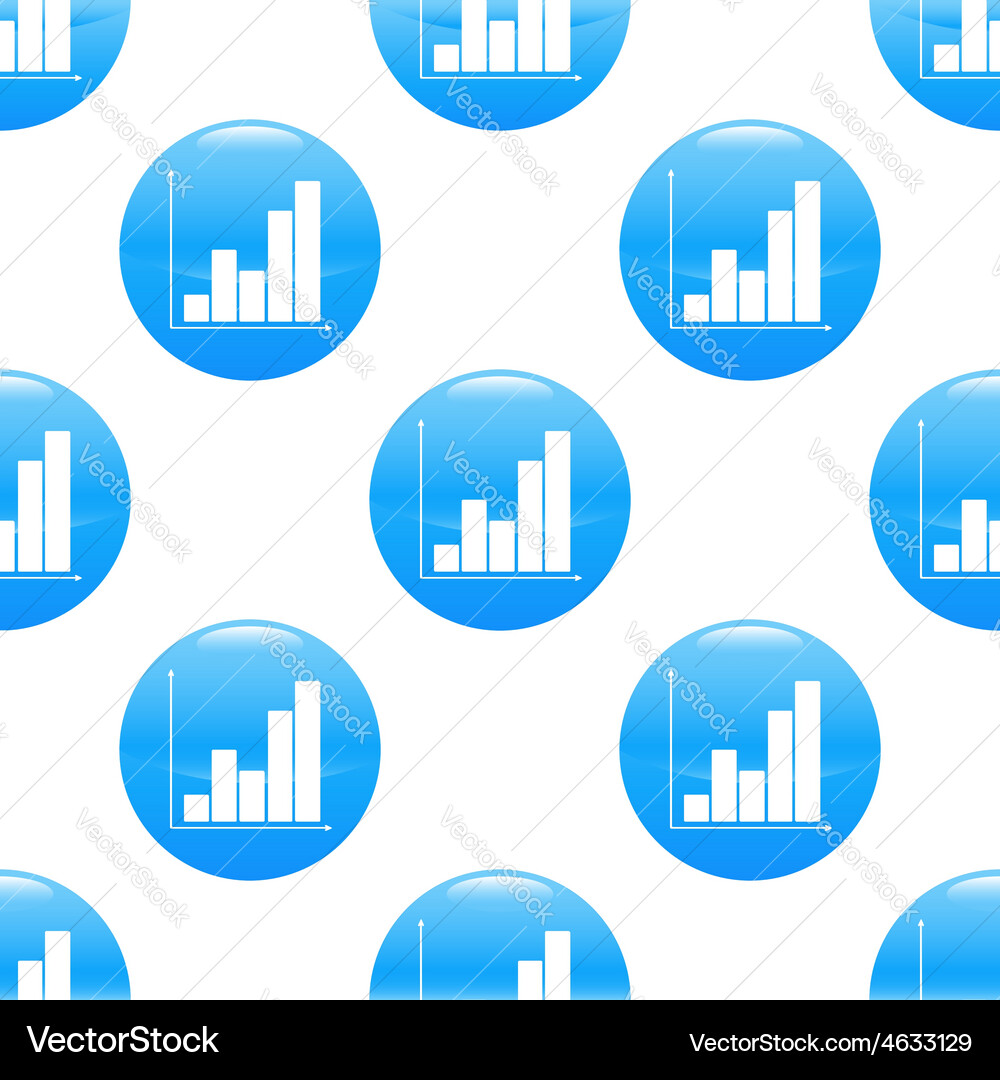Graph sign pattern Vector Image