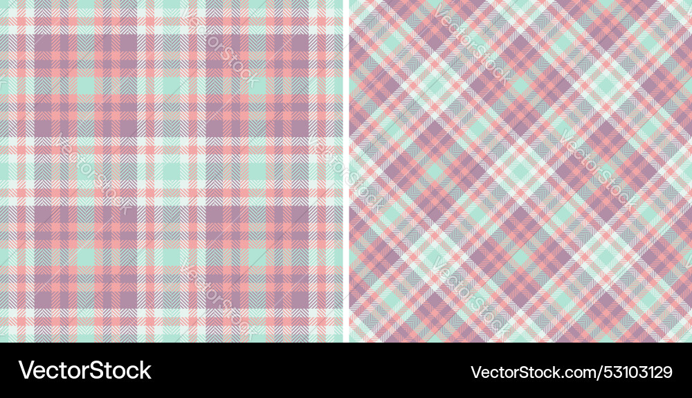 Tartan pattern fabric of texture background Vector Image