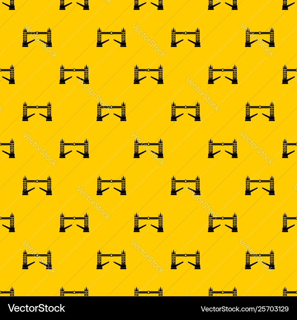 Tower bridge pattern Tower bridge pattern vector image