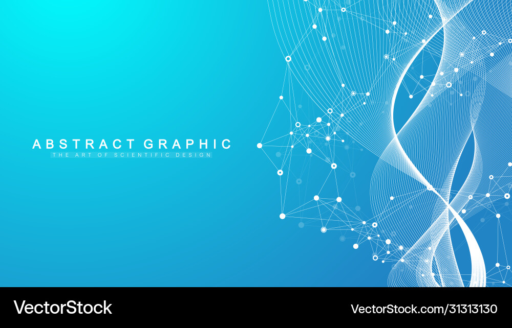 Dynamic Scientific Data Stream vector image