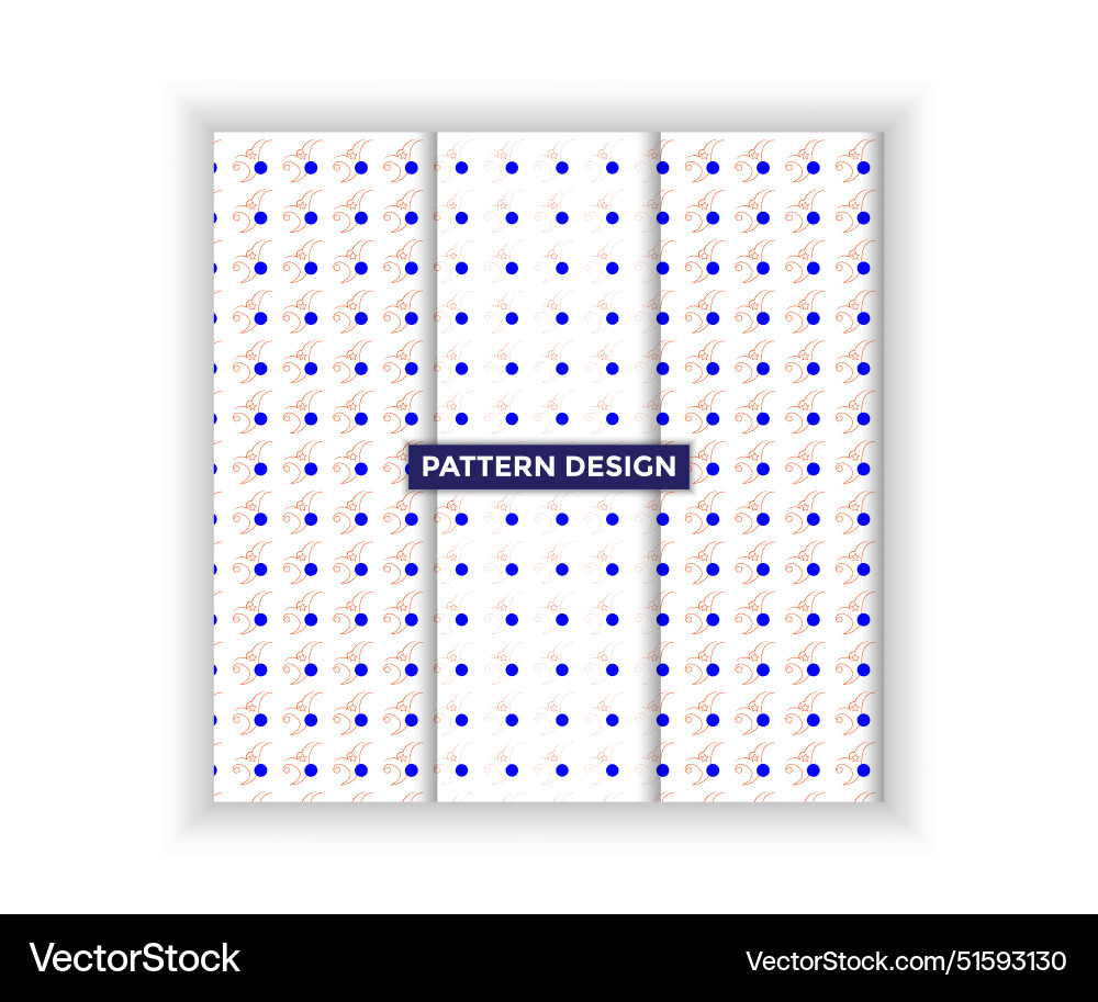 Simple and modern patterns design template Vector Image