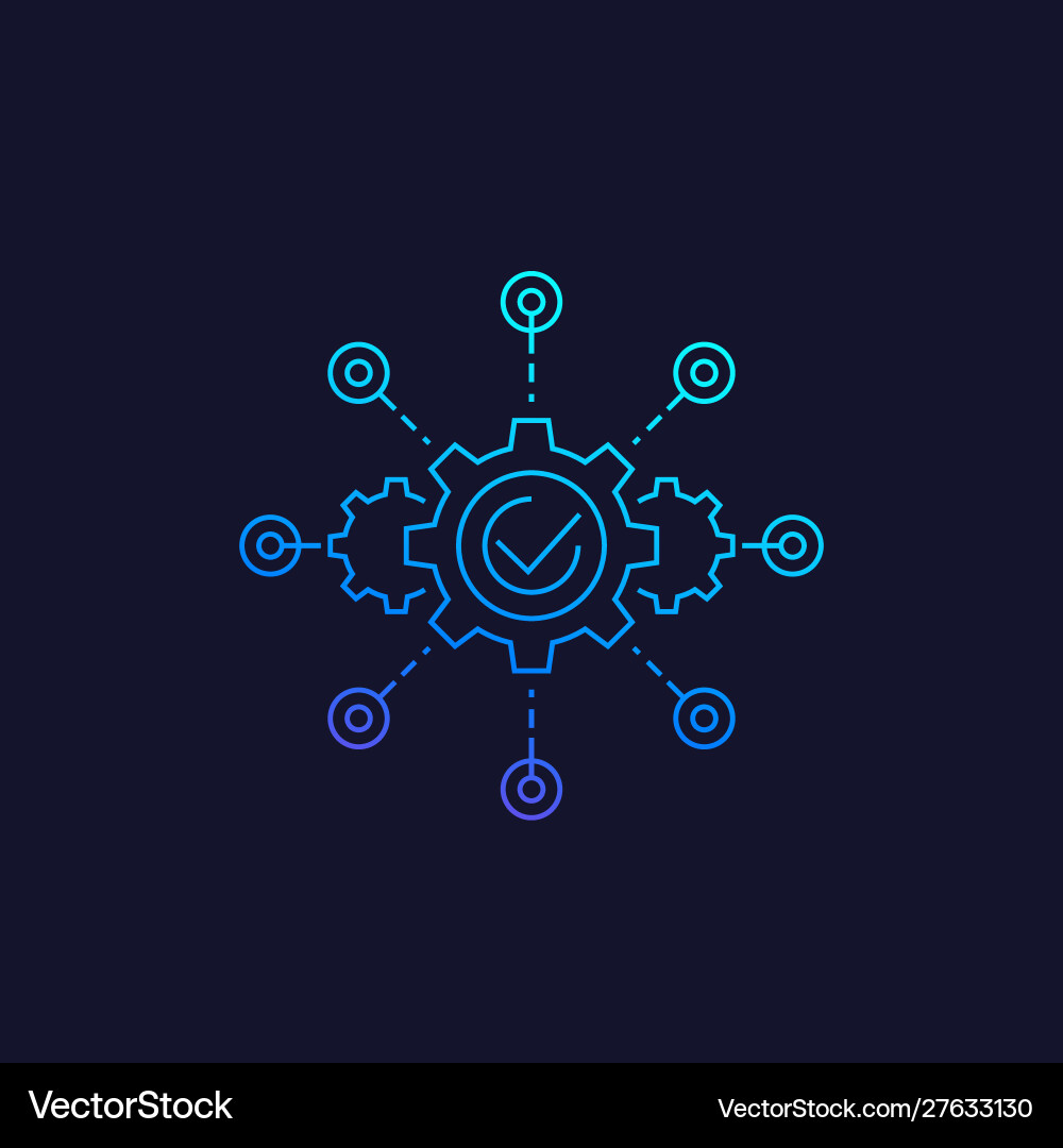 Software Test Automation Icon vector image