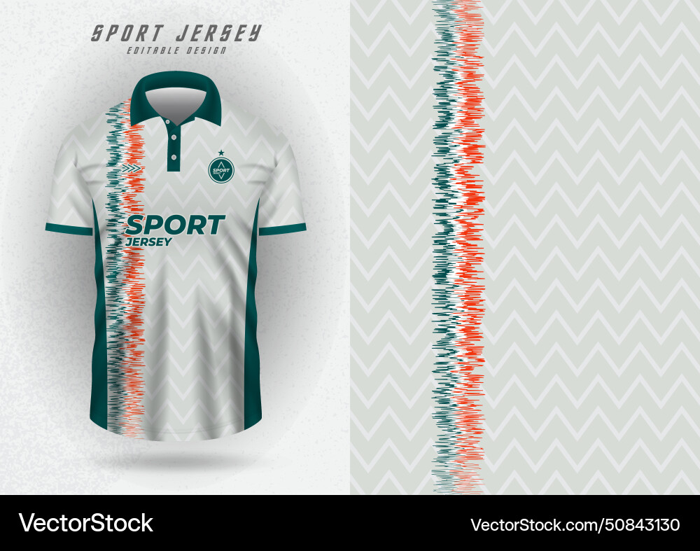 Zigzag Pattern Jersey Background Vector Image