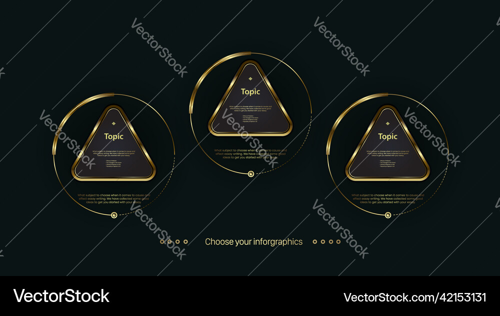 2 golden rectangle buttons objects elements 2 golden rectangle buttons objects elements vector image