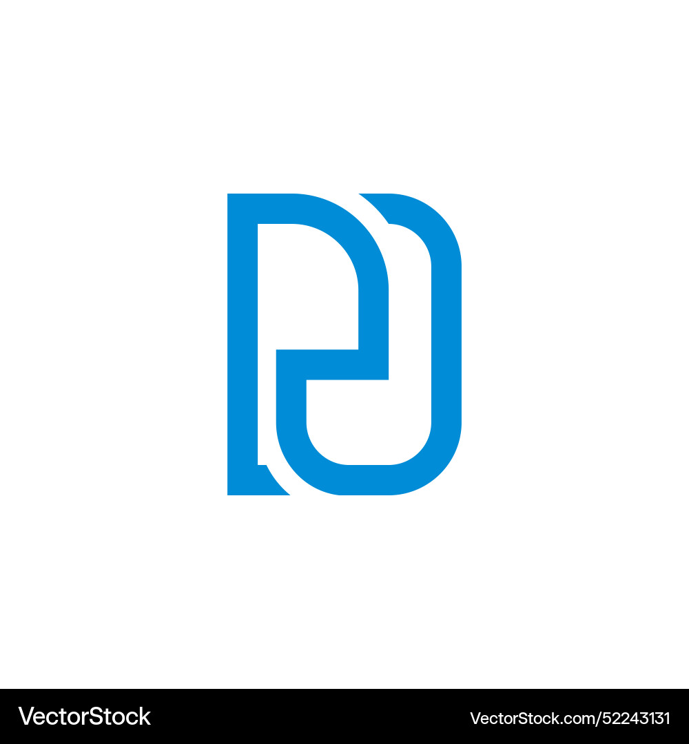 Buchstaben ro blau einfache geometrische Linie Logo Buchstaben ro blau einfache geometrische Linie Logo vektorbild