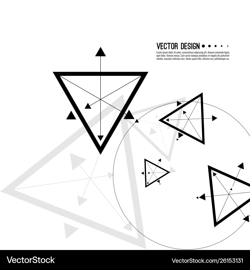 Dynamic Geometric Tech Background Vector Image