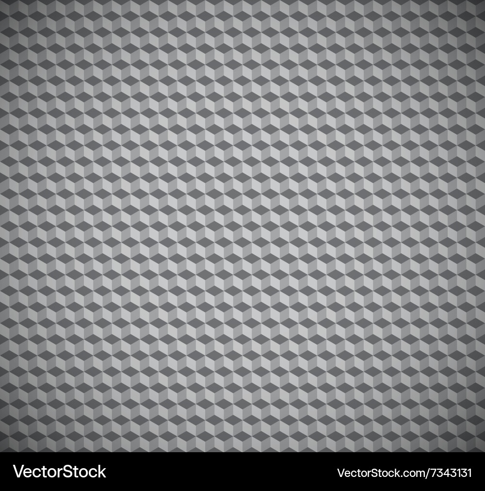 Geometric Cube Pattern vector image
