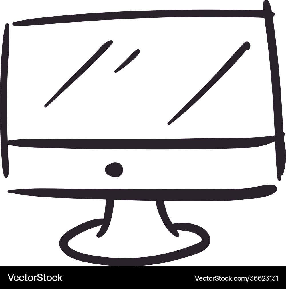 Isolated digital computer vector image