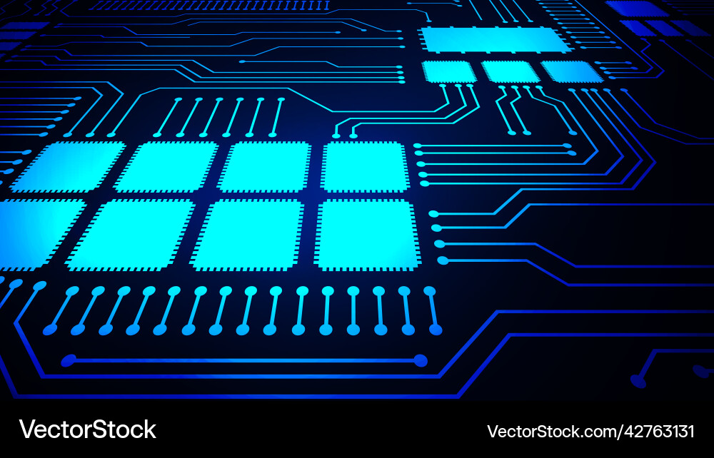 Technology background with hi-tech digital Technology background with hi-tech digital vector image