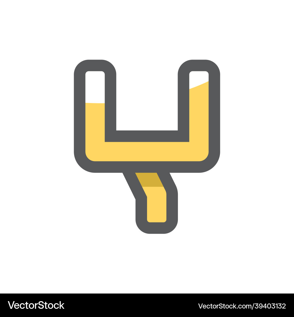 American football gate icon cartoon American football gate icon cartoon vector image