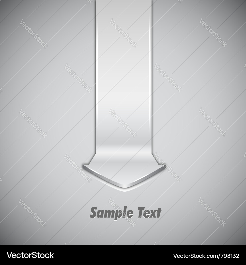Clean Arrow Background Vector Image