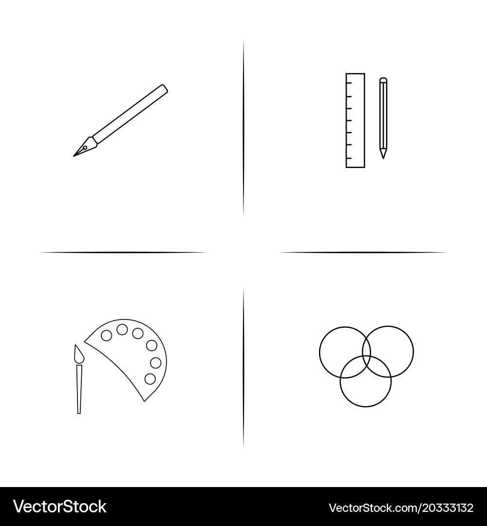 Creative process and design simple linear icon Vector Image