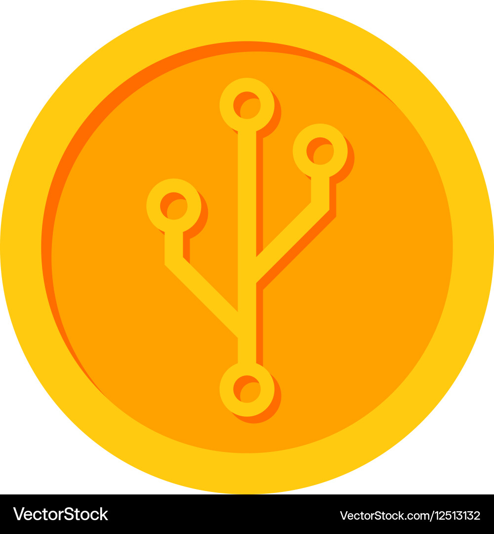 Cryptocurrency icon (12513132) – Royalty-Free Vector | VectorStock