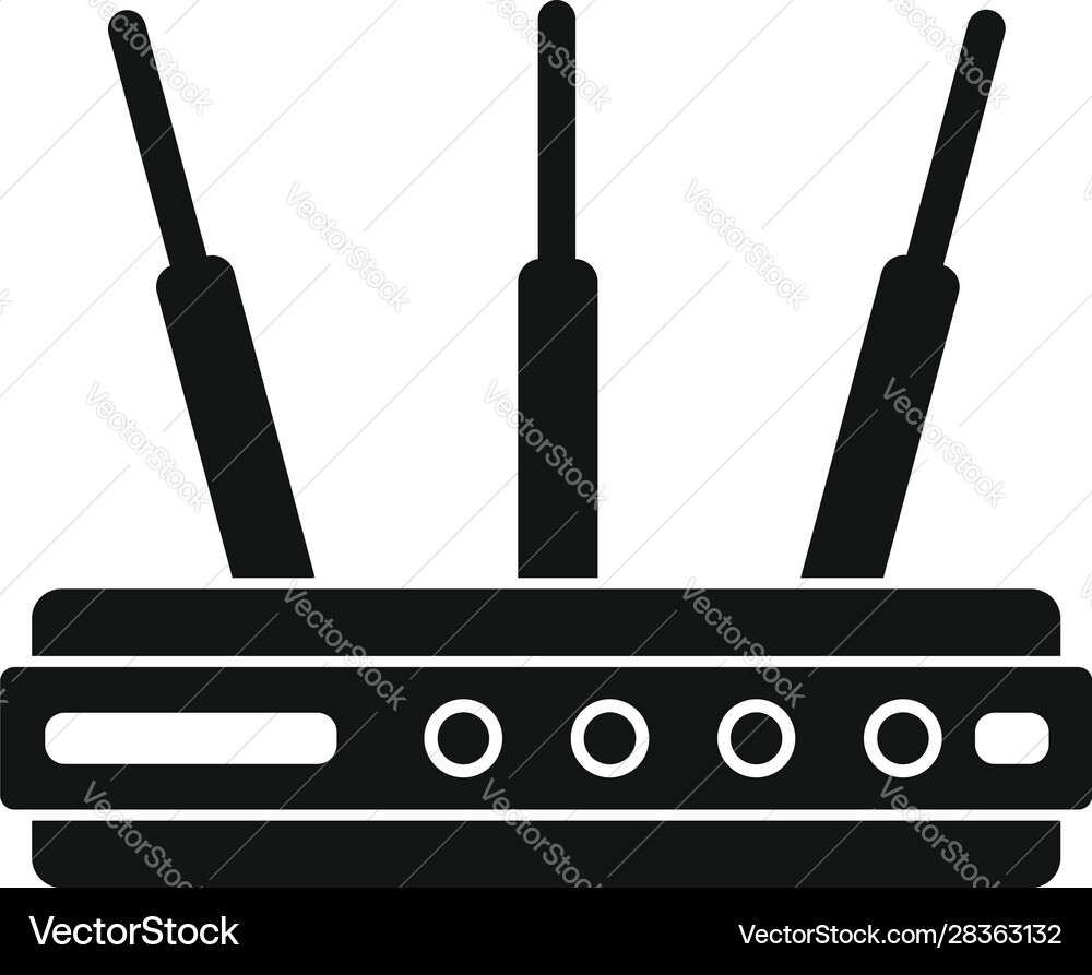 Gateway router icon simple style Gateway router icon simple style vector image