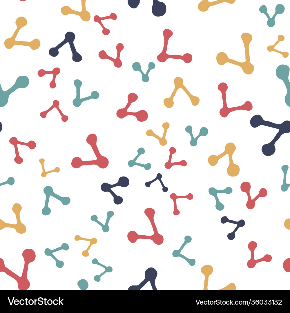 Seamless abstract pattern with colored link Seamless abstract pattern with colored link vector image