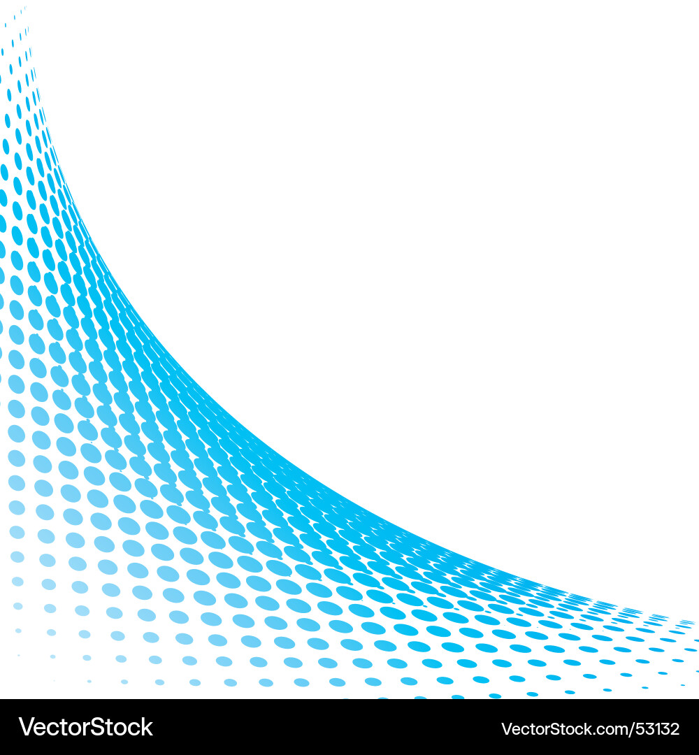 Wavy Halftone Pattern vector image