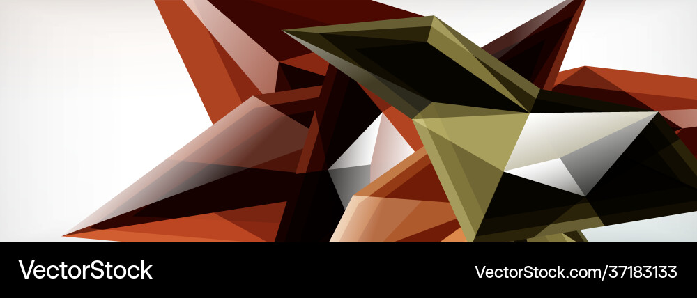 3d triangles and pyramids abstract 3d triangles and pyramids abstract vector image