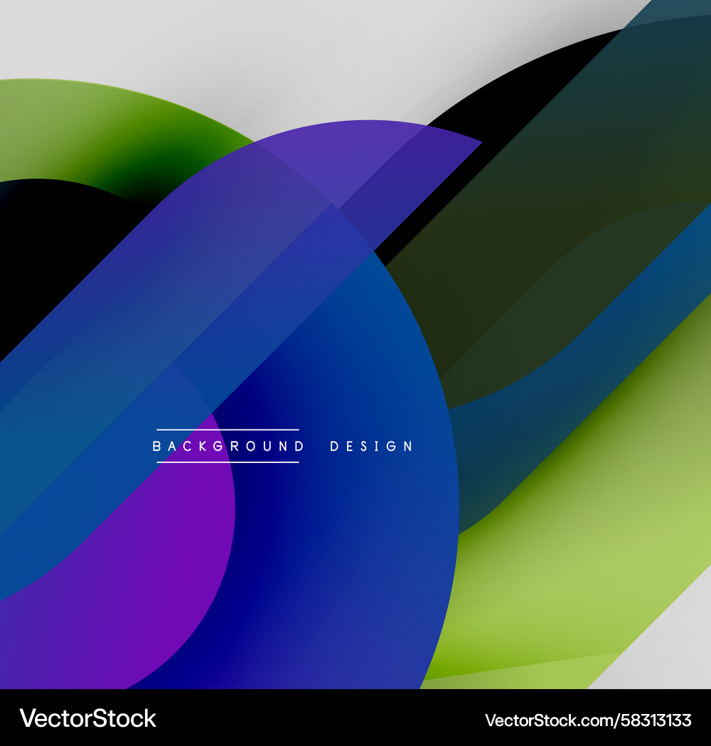 Abstract colorful design overlapping shapes Abstract colorful design overlapping shapes Vector Image