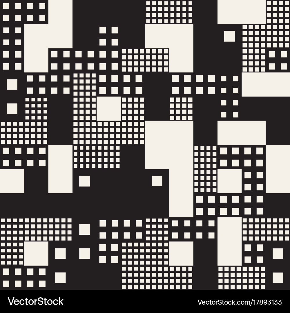 Endless abstract background with random size vector image