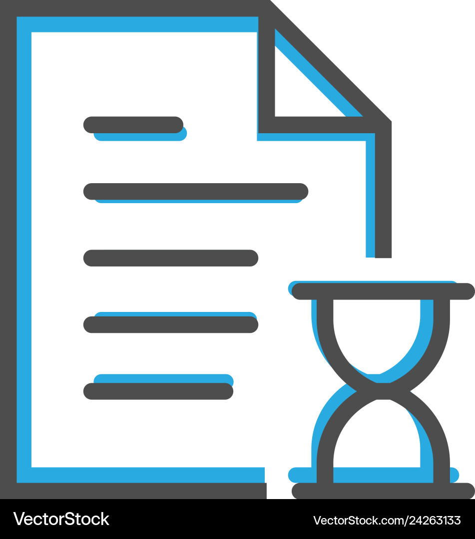File icon design interaction line File icon design interaction line vector image