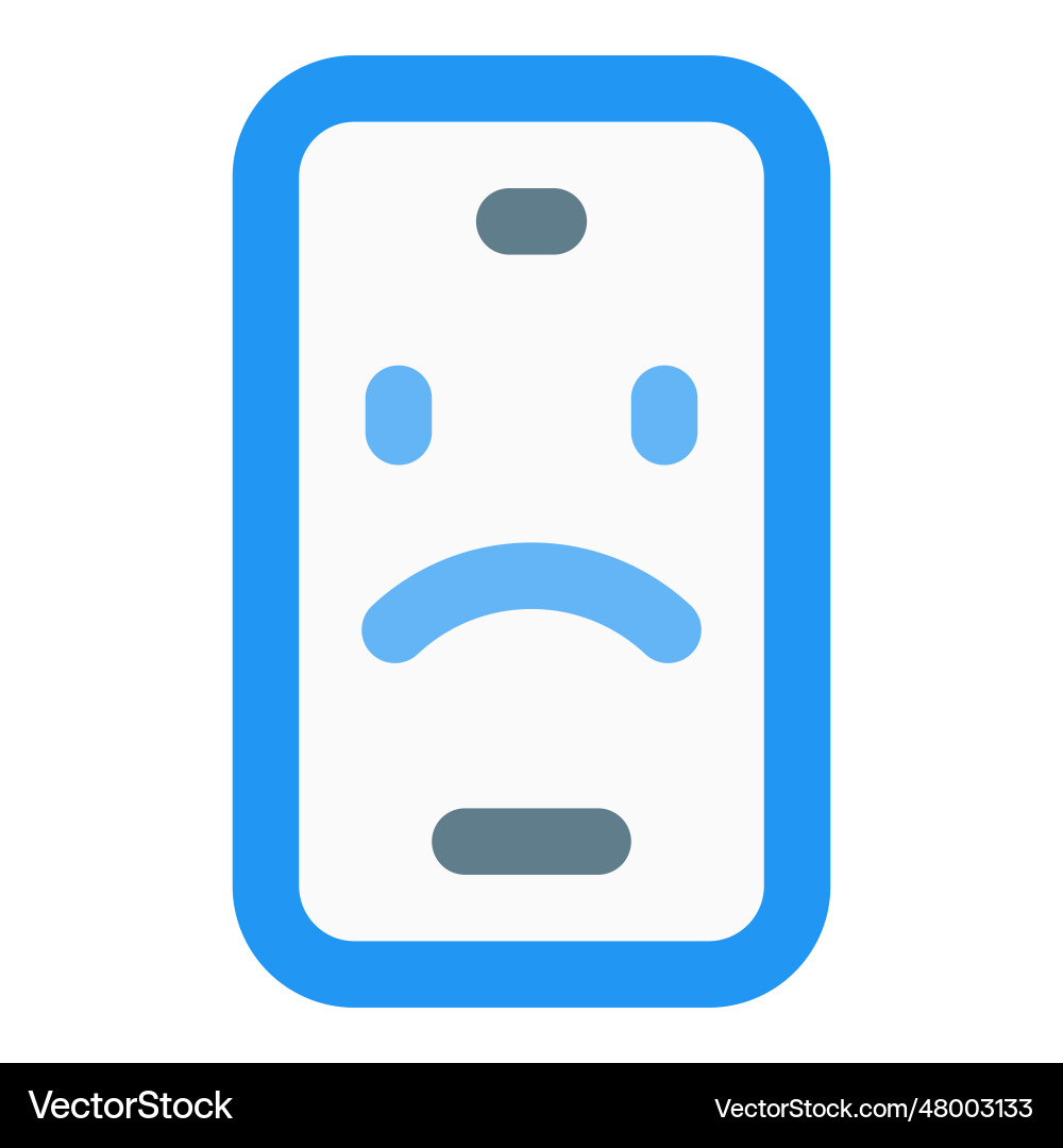 Smartphone system corrupted by hacker vector image