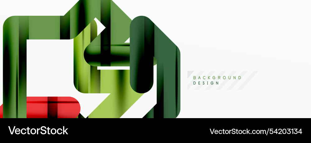 Abstract background - colorful lines composition Vector Image
