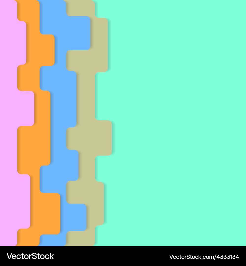 Abstract Color Blocks Background vector image