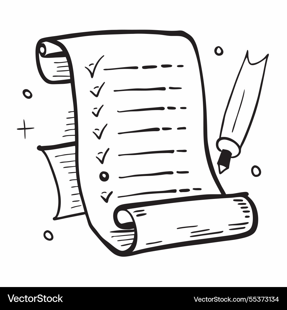 Checklist symbol with copy space for project Checklist symbol with copy space for project Vector Image