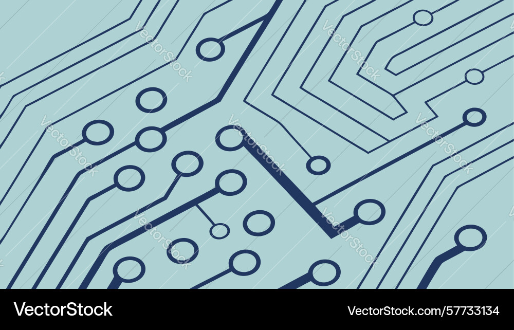 Futuristic abstract circuit board pattern for vector image