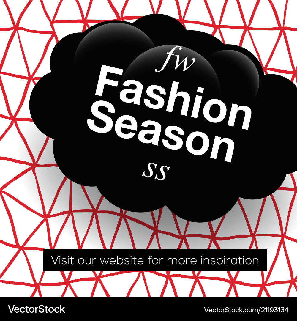 Modern promotion web banner fashion season Modern promotion web banner fashion season vector image