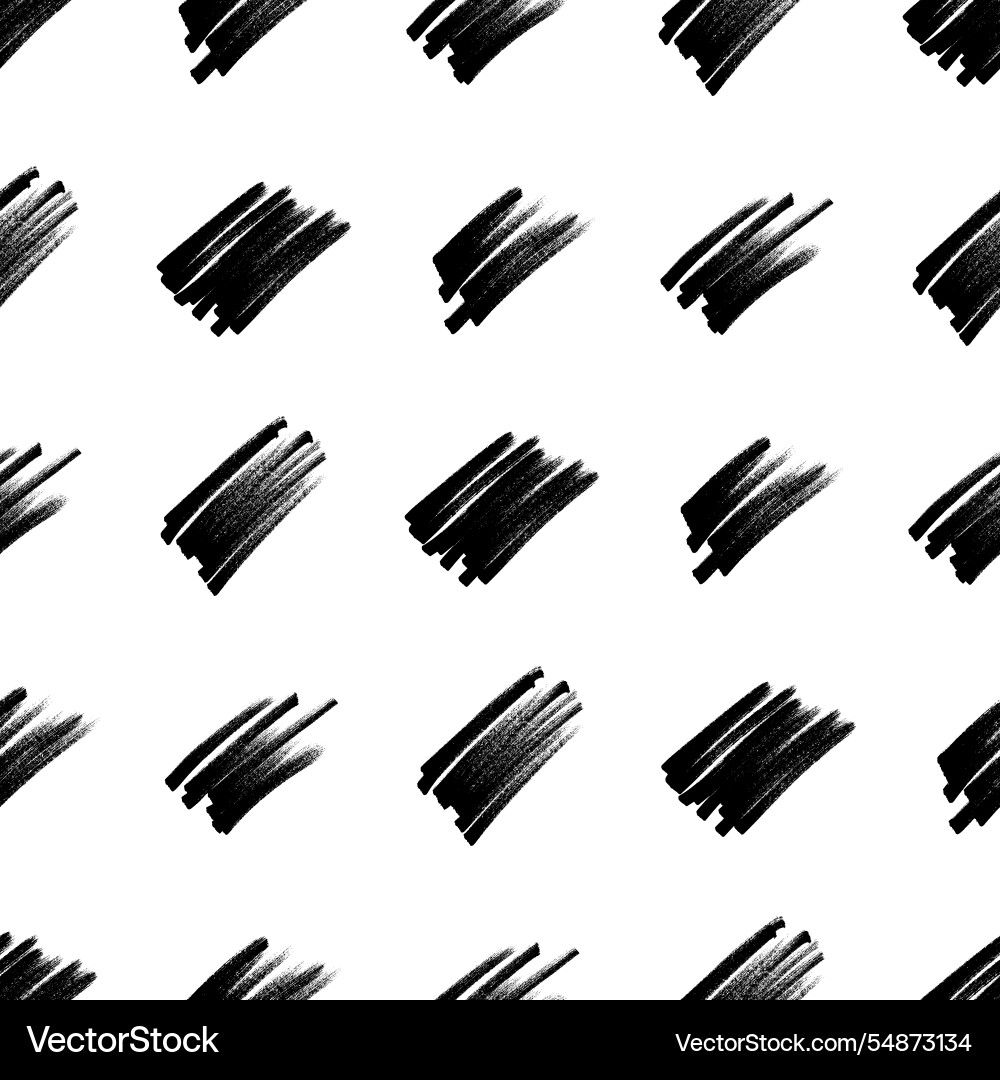 Seamless pattern with hand drawn scribble smears Seamless pattern with hand drawn scribble smears vector image