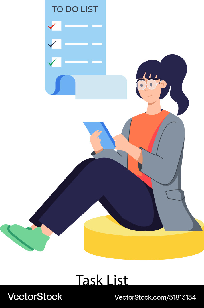 Task list Vector Image