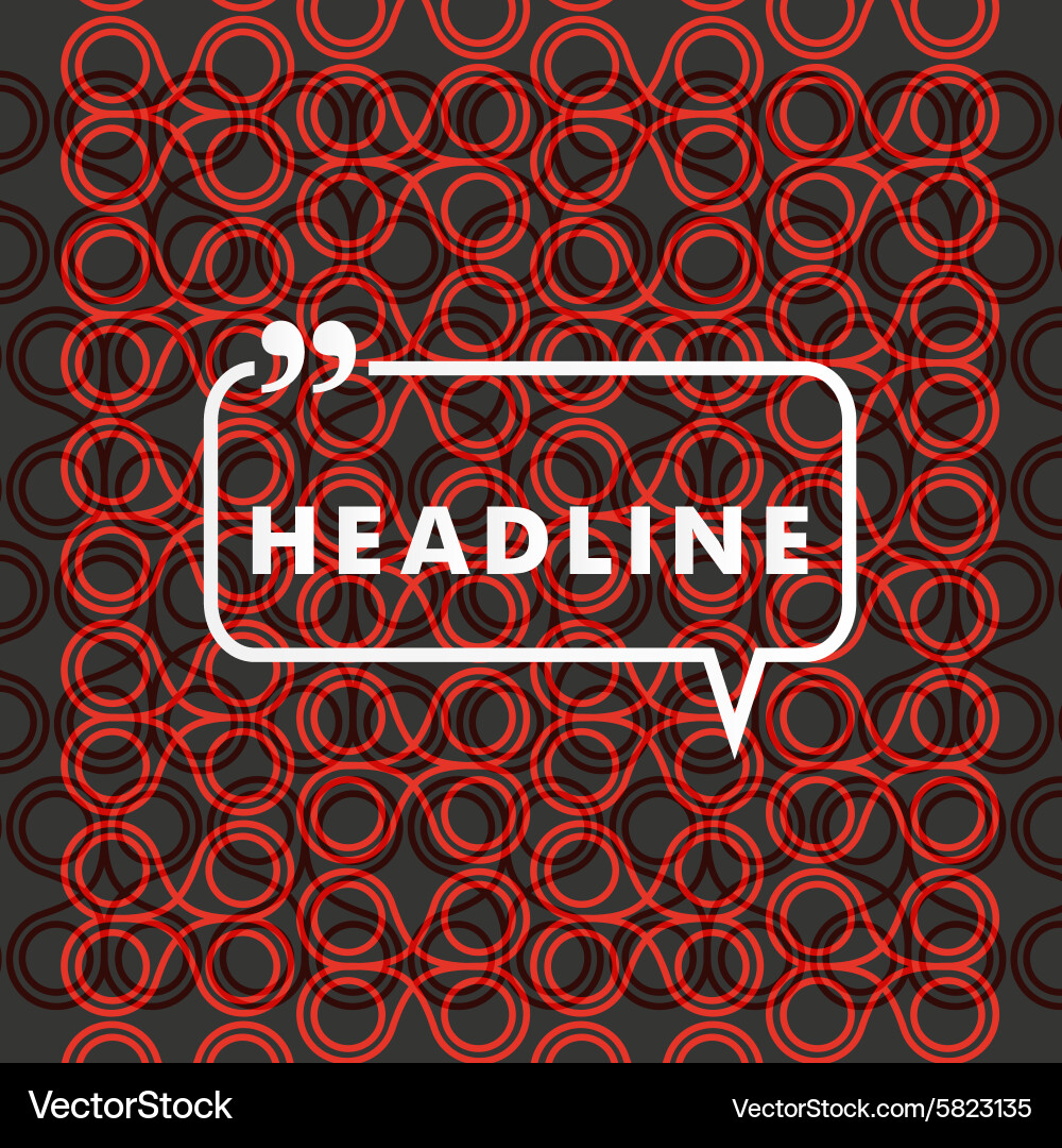Background pattern from simple flat rings vector image