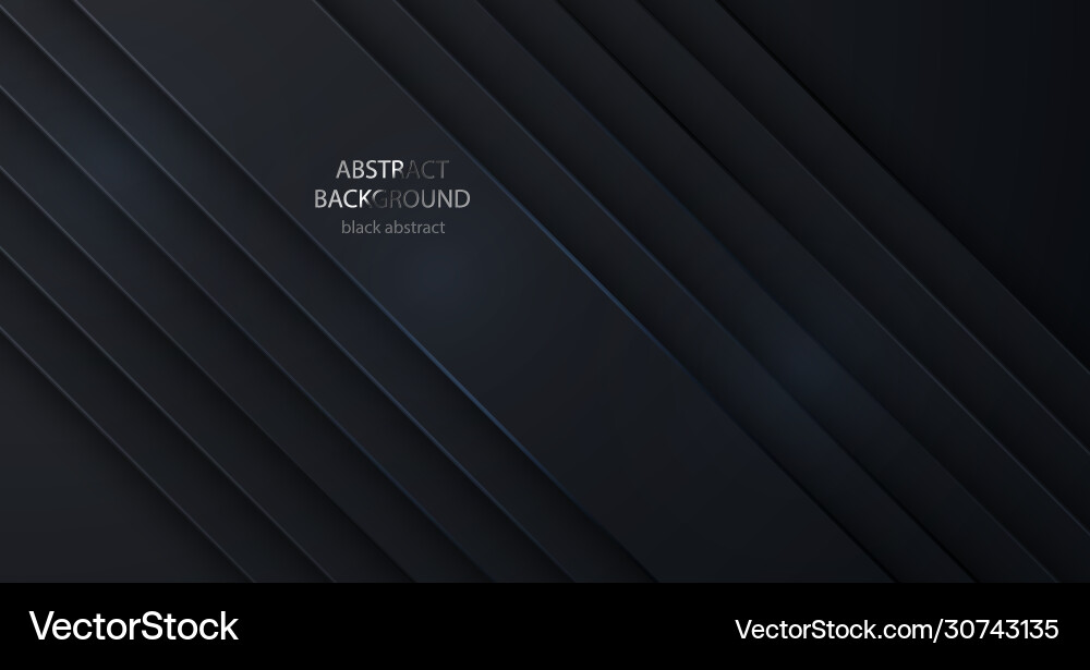 Black background abstract lines design Black background abstract lines design vector image