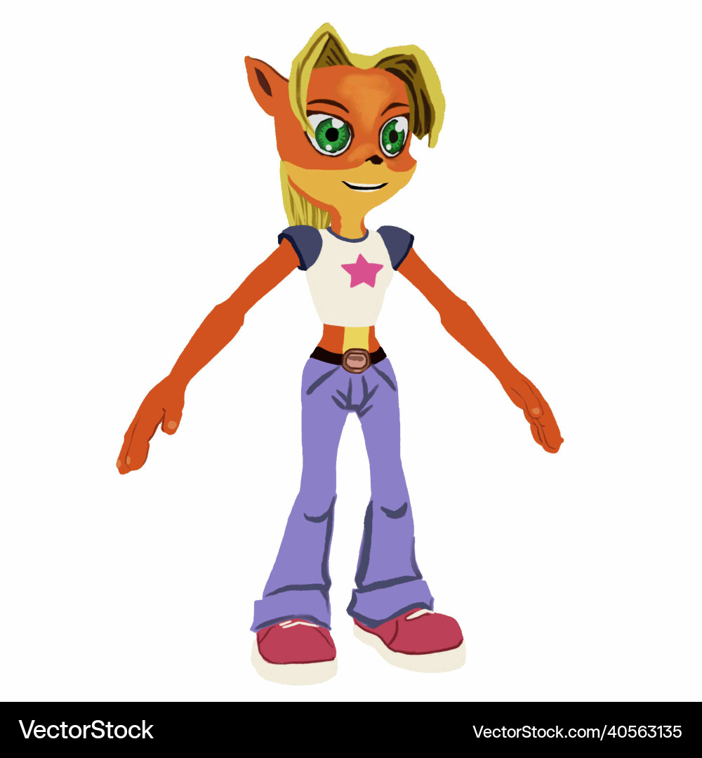 Crash and coco bandicoot for fans of computer game vector image